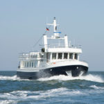 Seebestattung vor Harlesiel: MS Horizont, Reederei Albrecht Seebestattung vor Harlesiel: MS Horizont, Reederei Albrecht