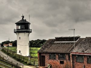 Seebestattung vor Cuxhaven: Leuchtturm "Dicke Berta"