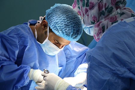 Operation im Transplantationszentrum