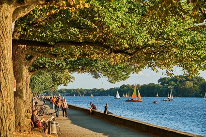 Blick auf den Maschsee in Hannover