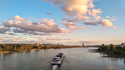 Blick auf den Rhein bei Bonn