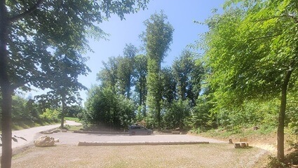 Parkplatz am FriedWald Starzach