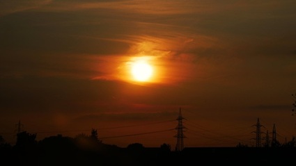 Sonnenuntergang im Ruhrgebiet