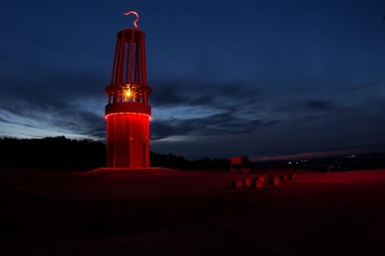 Grubenlampe Halde Rheinpreußen in Moers