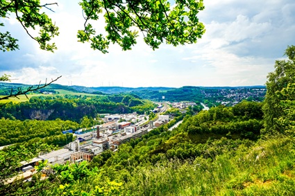 Blick vom Burgberg Oestrich bei Iserlohn